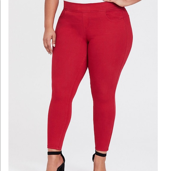 torrid Denim - Torrid Lean Jean Super Stretch skinny Red